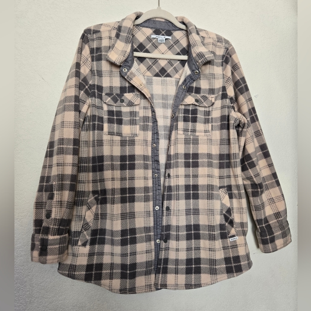 ONEILL Plaid Button-Up Shirt.Size L - Picture 2 of 12